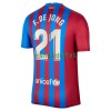 Maillot de Supporter FC Barcelone Frenkie De Jong 21 Domicile 2021-22 Pour Homme